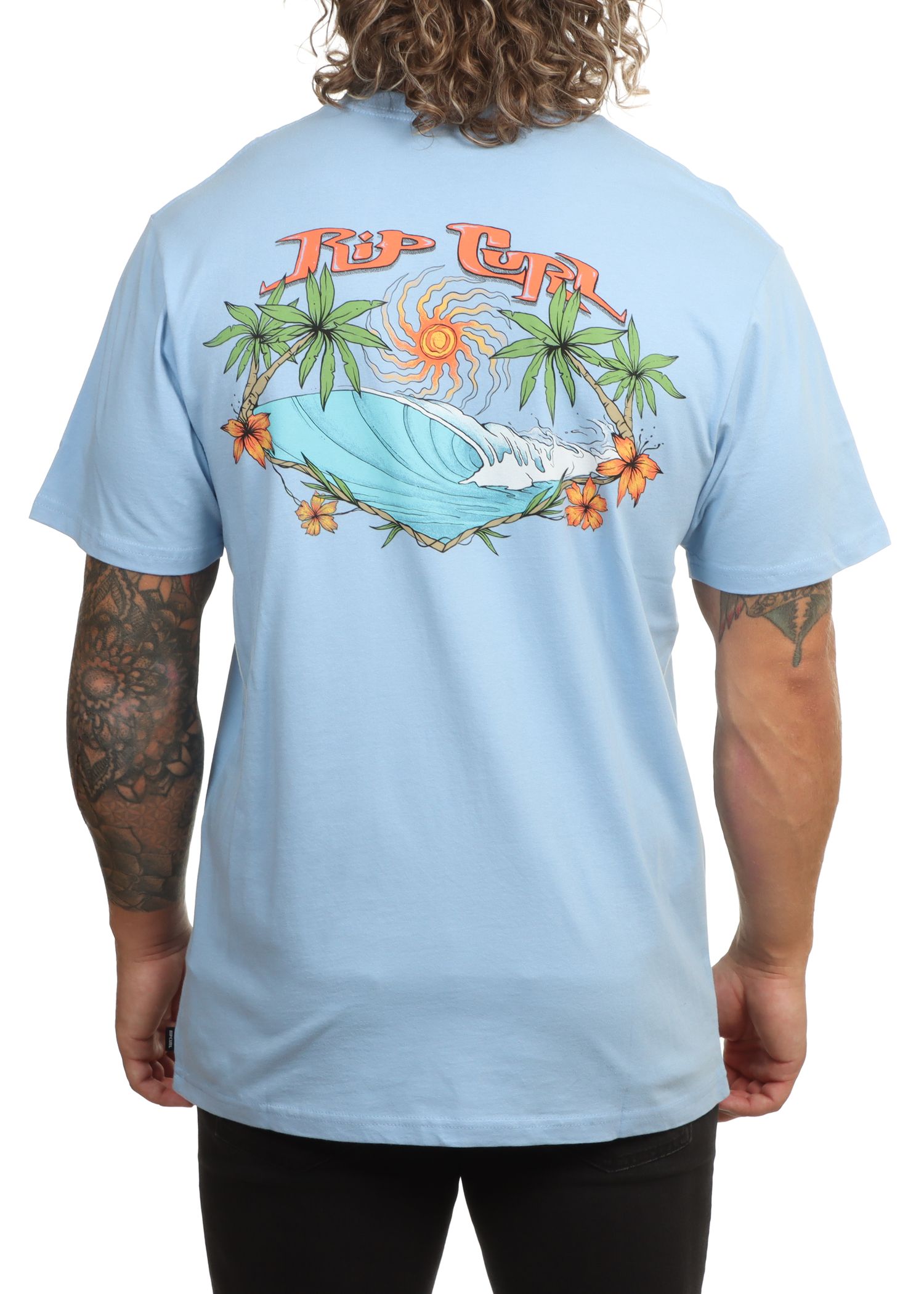 Ripcurl Hazed & Tubed Tee Blue Bell