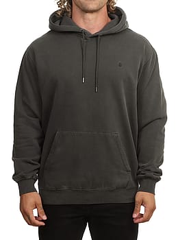 Volcom Single Stone PW Hoodie Rinsed Black