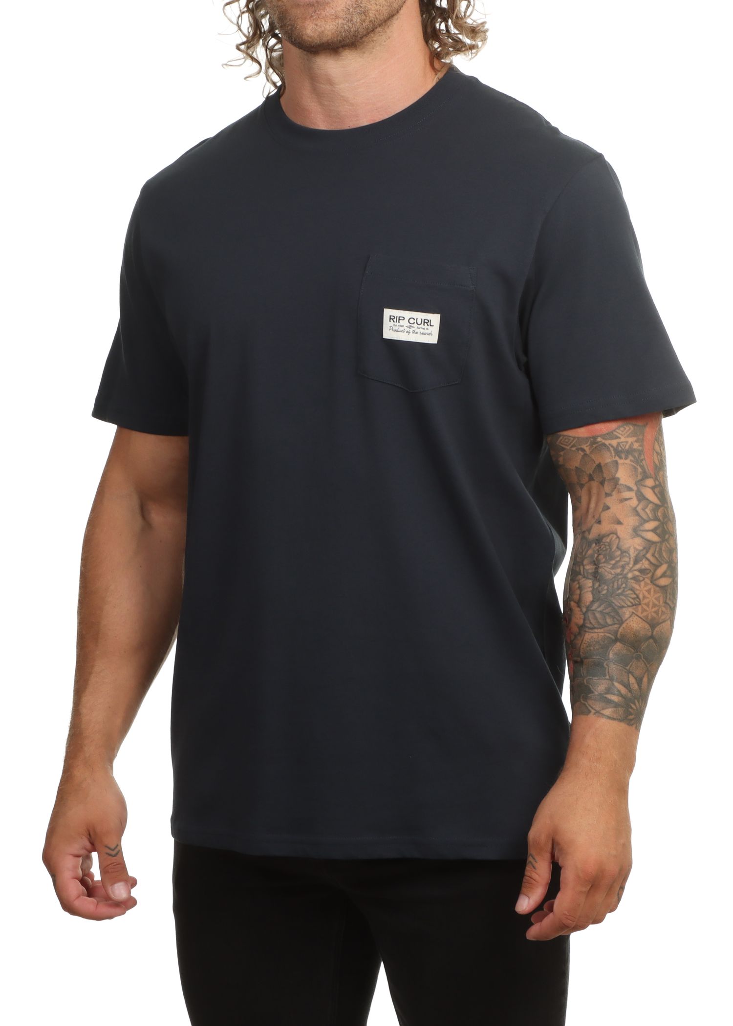 Ripcurl Pacific Rinse Pocket Tee Dark Navy