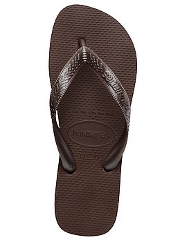 Havaianas Top Tiras Flip Flops Dark Brown