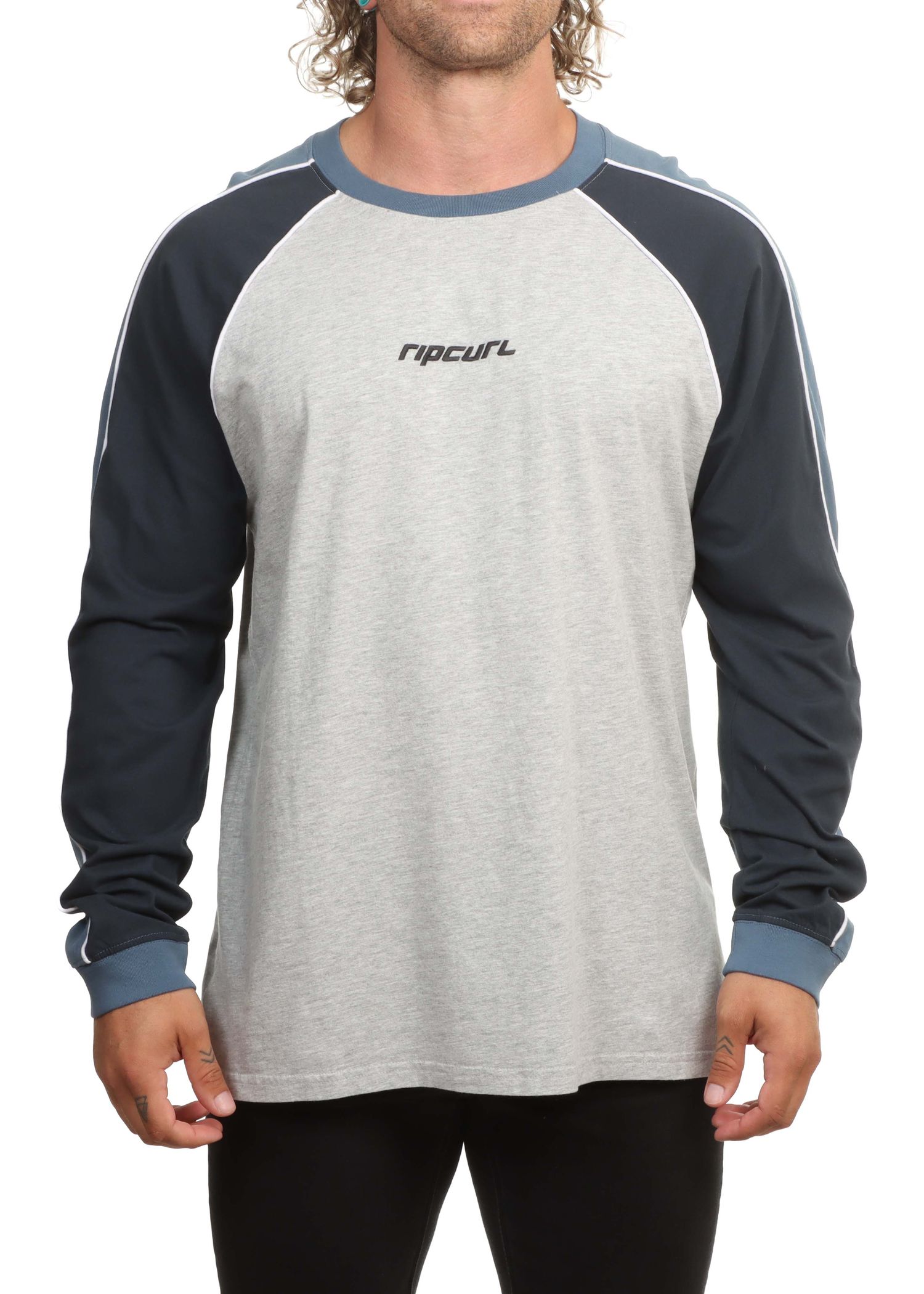 Ripcurl Archive Sandman Panel Long Sleeve Grey