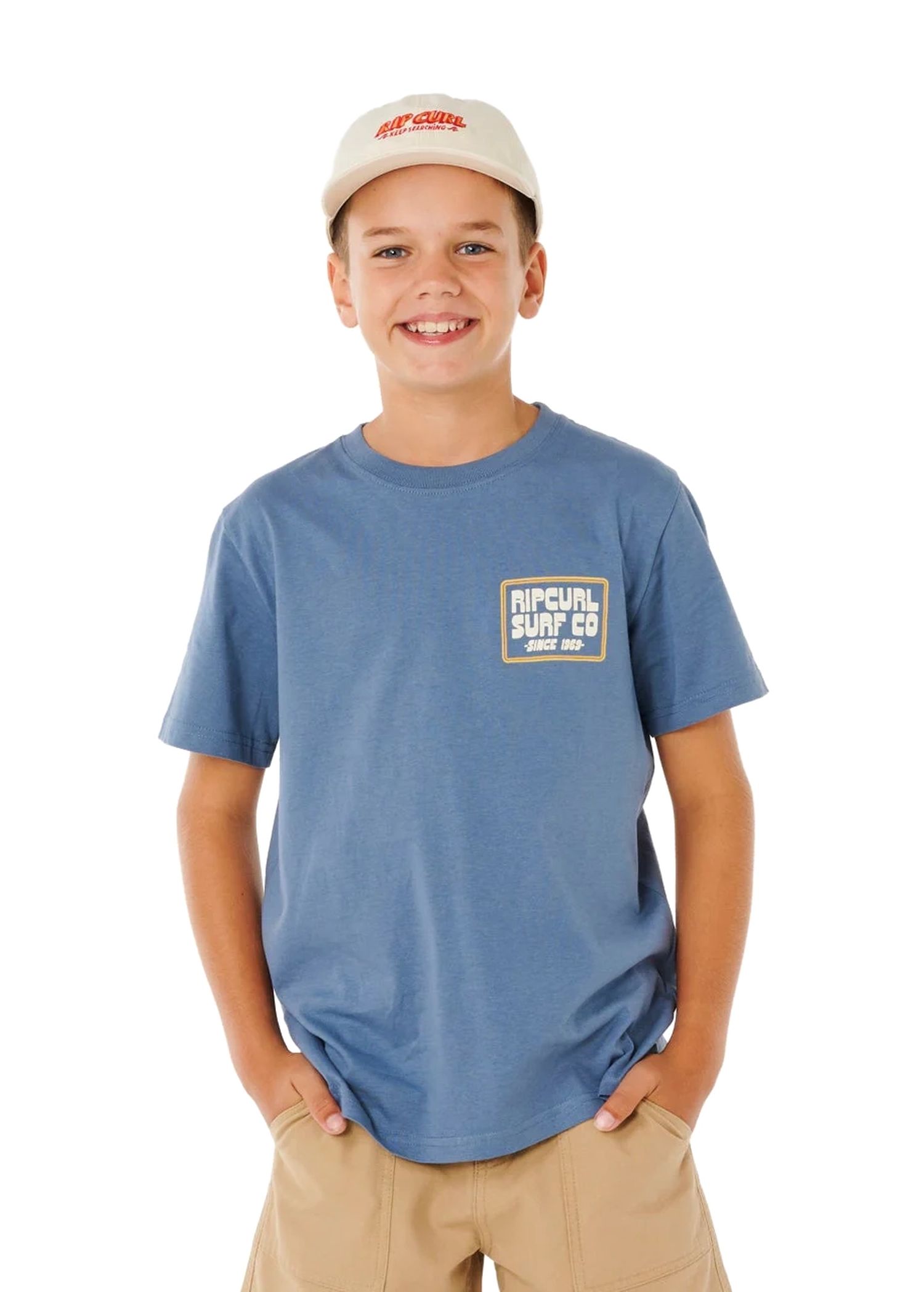 Ripcurl Boys Pacific Rinse Sunrise Tee Blue