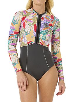 Ripcurl G-Bomb 1.5MM Long Sleeve Surf Shorty Charcoal