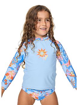Ripcurl Girls Surf Magic Rashie Set Sky