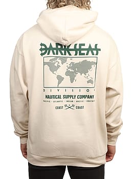 Dark Seas Worldwide Hoodie Ivory