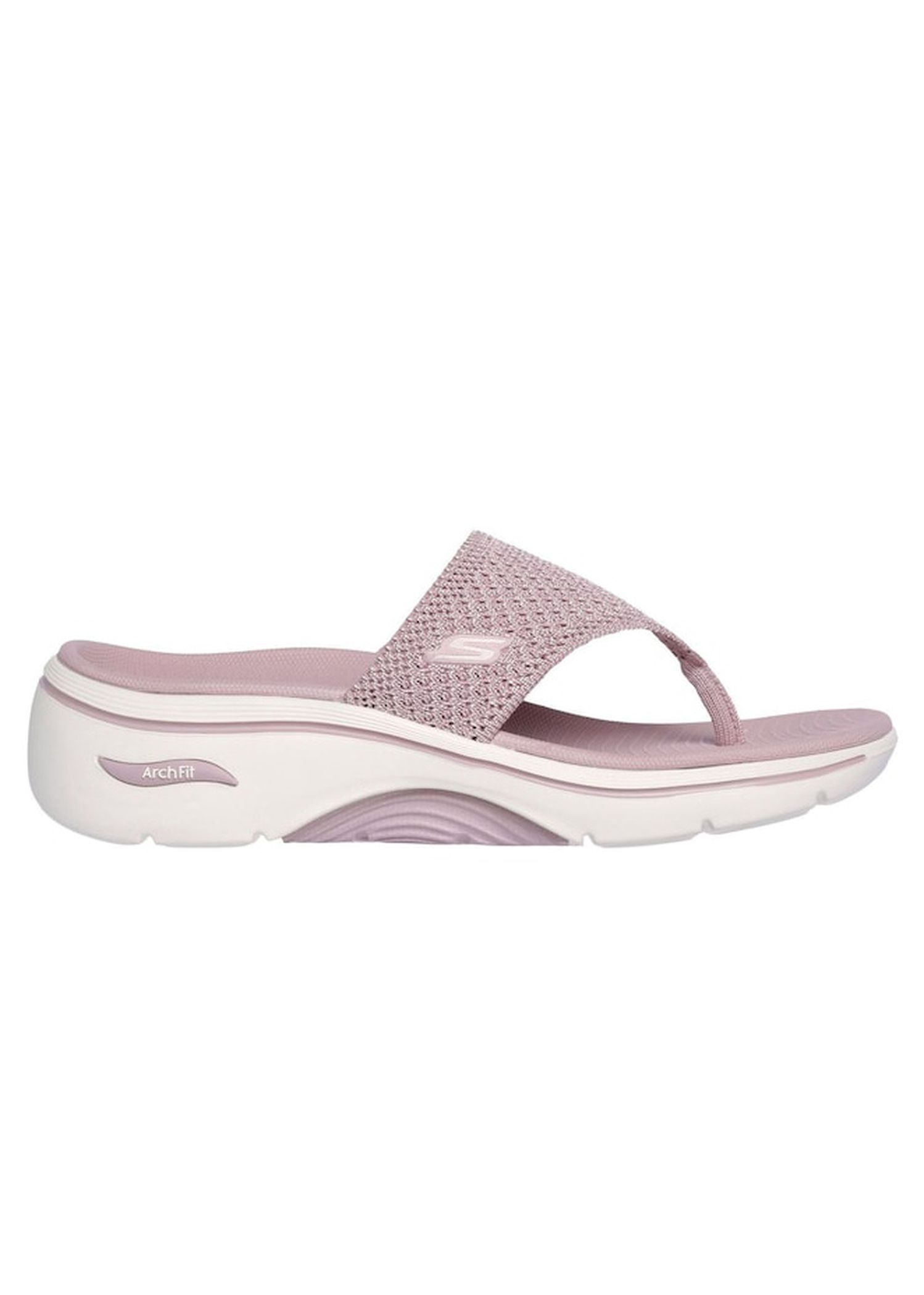 Skechers Go Walk Arch Fit 2.0 Flip Flops Mauve