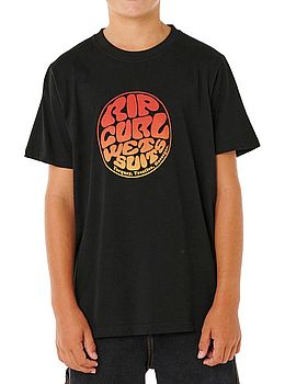 Ripcurl Boys Wettie Passage Icon Tee Black