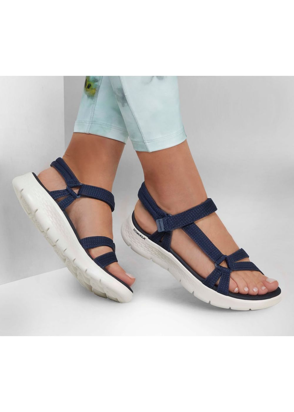 Skechers Go Walk Flex Sublime Sandals Navy