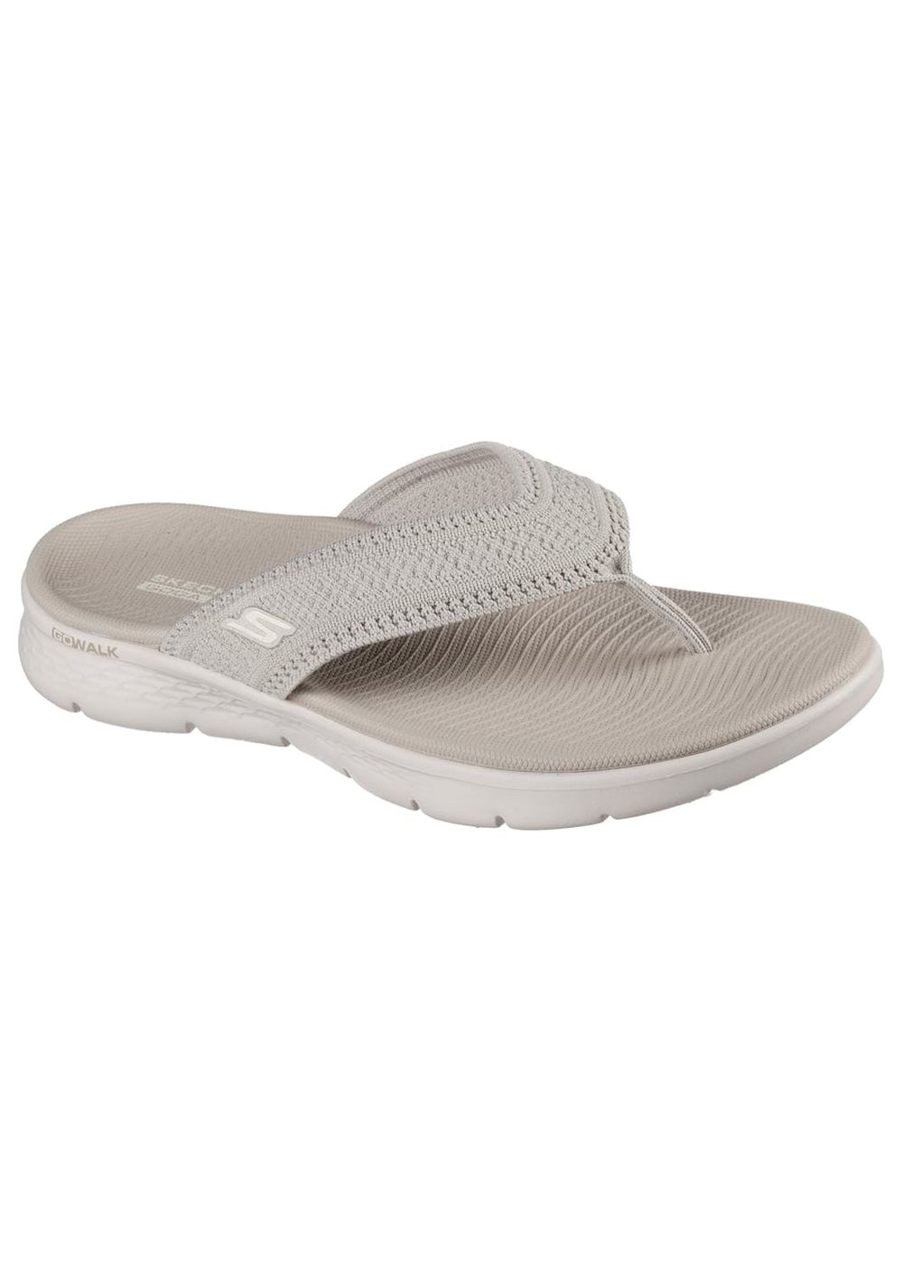 Skechers Go Walk Flex Holly Flip Flops Taupe