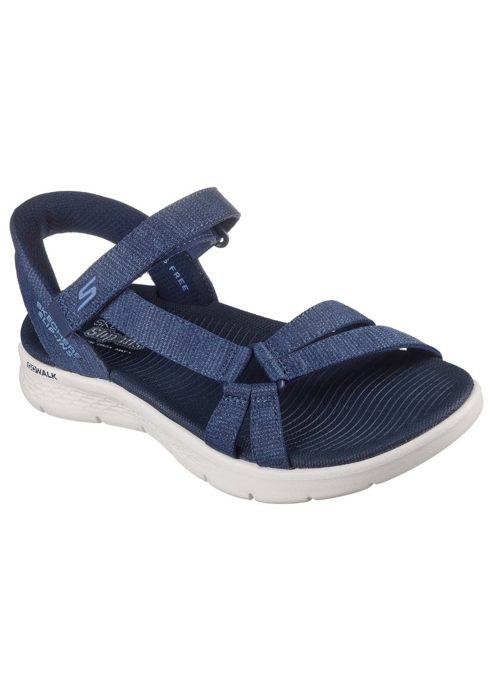 Skechers Go Walk Flex Illuminate Sandals Navy