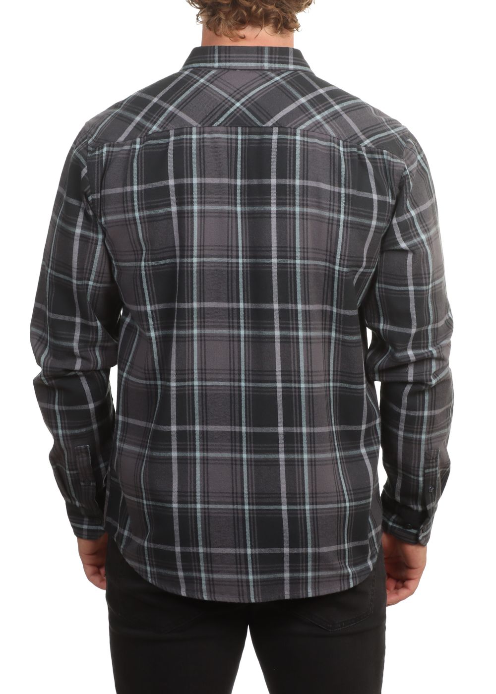 Salty Crew Daybreak Flannel Shirt Black