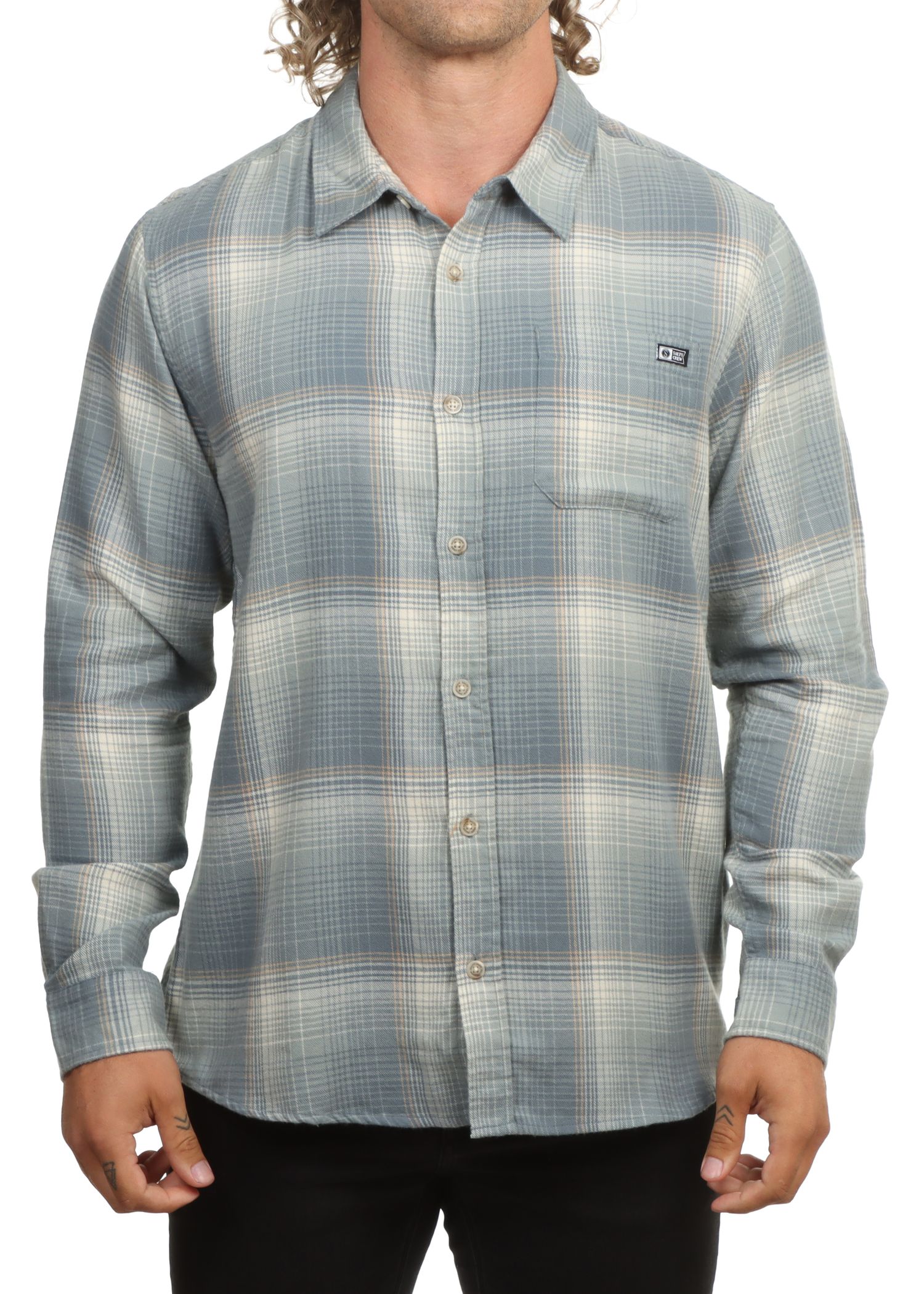 Salty Crew Early Bird Flannel Shirt Trooper