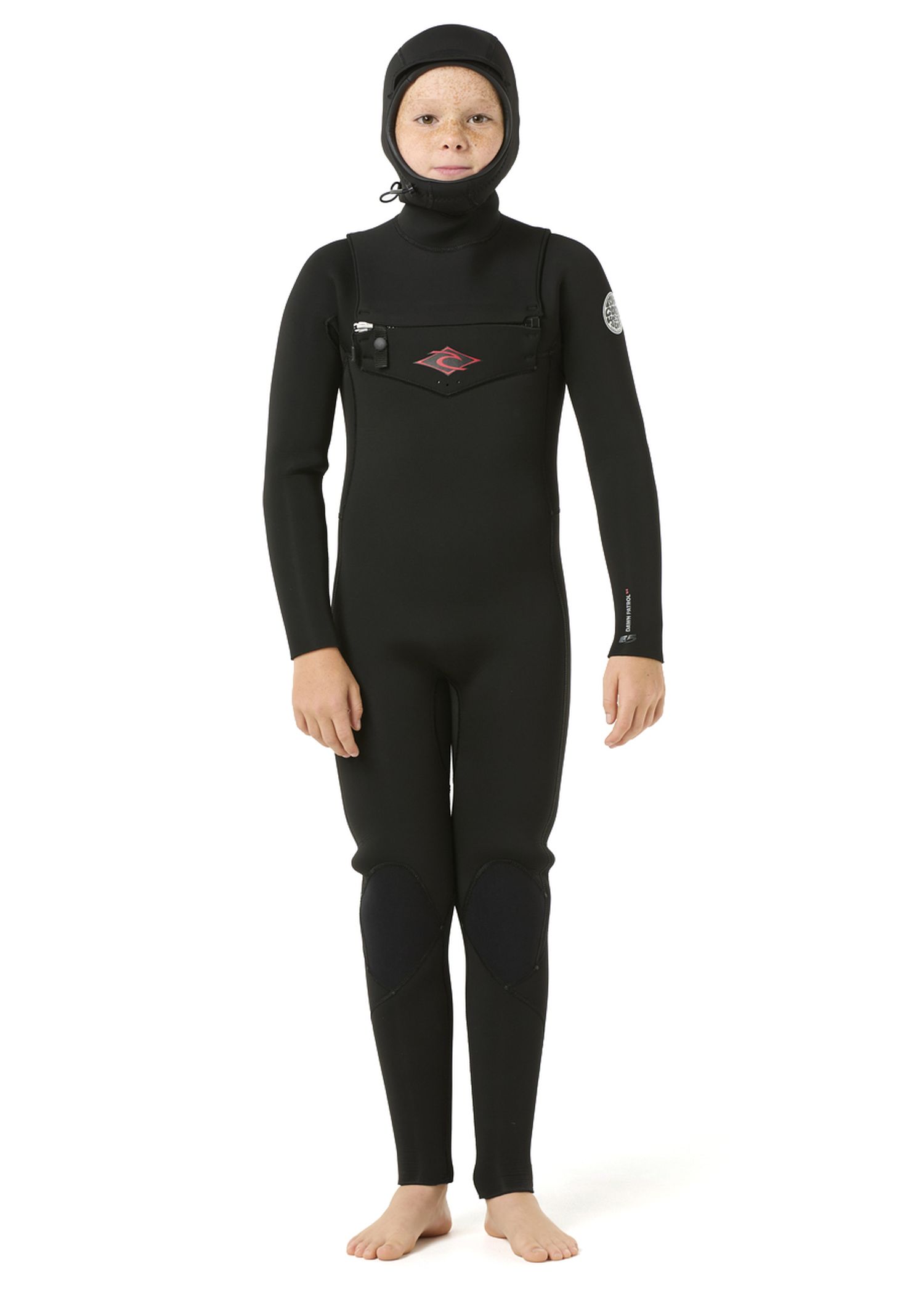 Ripcurl Kids Dawn Patrol 5/4 Hooded Winter Wetsuit
