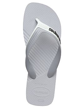 Havaianas Dual Flip Flops White Ice Grey
