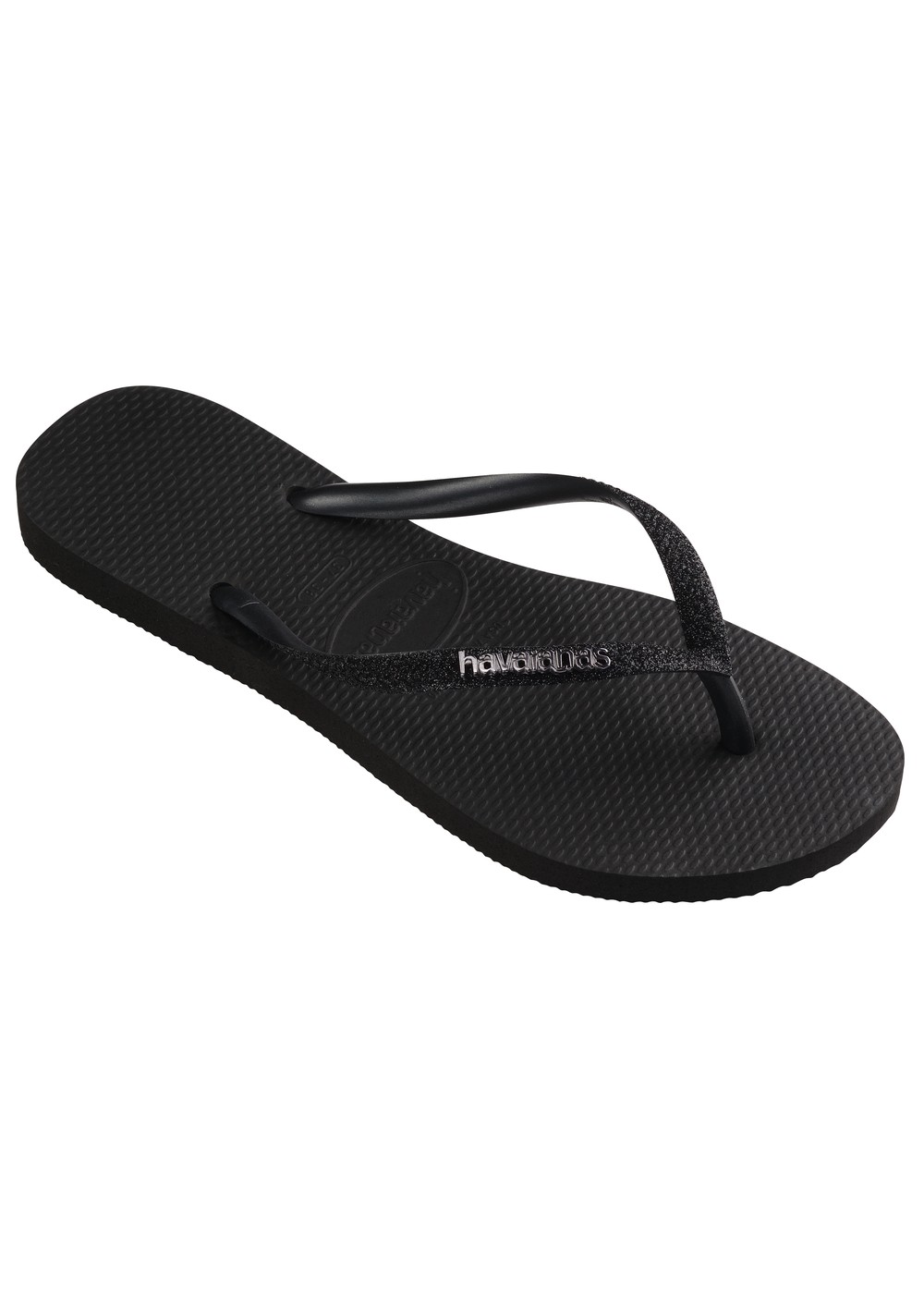 Havaianas Slim Glitter Sandals Black Black