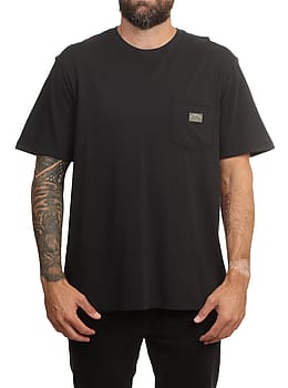 Outerknown Industrial Label Pocket Tee Black