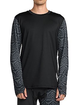 Volcom V Science Thermal Crew Base Layer Black Charcoal