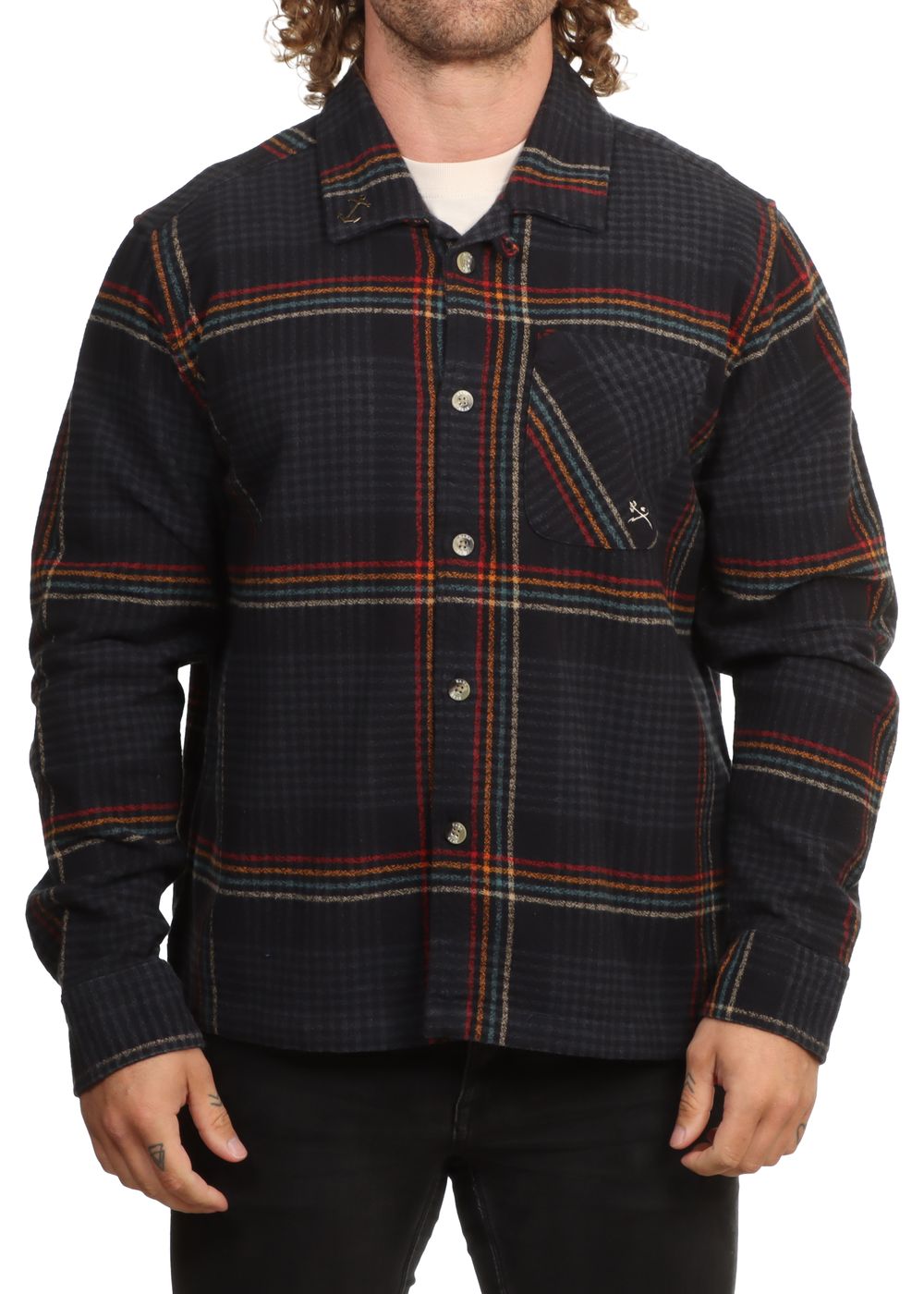 Dark Seas Blanton Shirt Black