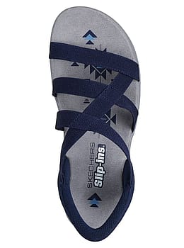Skechers Reggae Slim Stretch Flex Sandals Navy