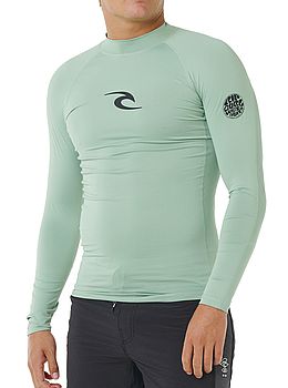 Ripcurl Waves UPF 50+ Long Sleeve Rash Vest Aloe