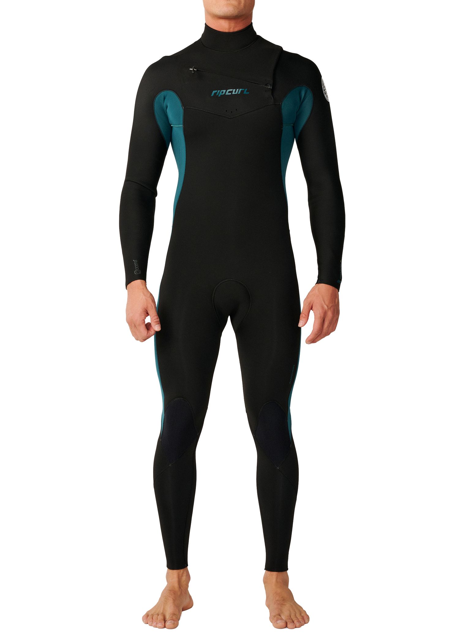 Ripcurl Dawn Patrol 4/3 Chest Zip Wetsuit Green