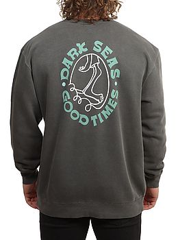 Dark Seas Nose Rider Crew Pigment Black