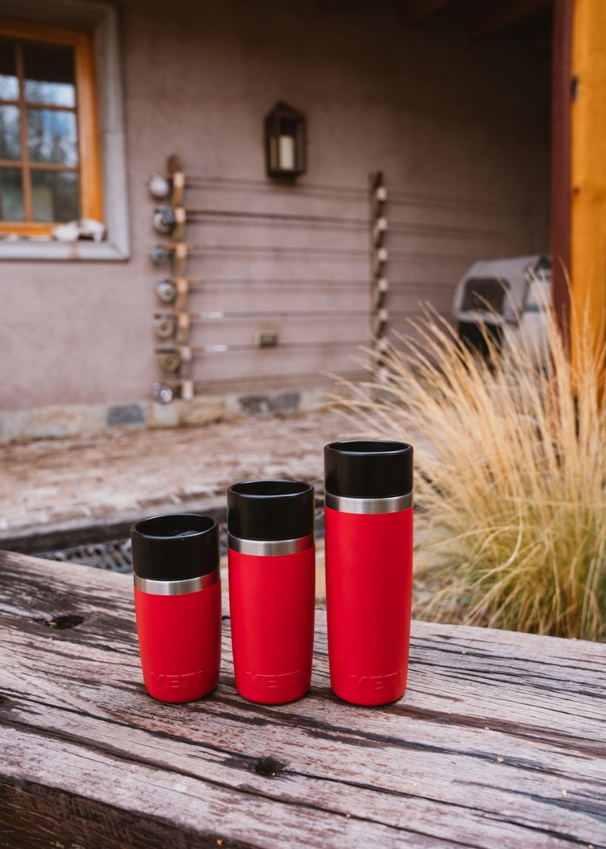 Yeti Rambler 12oz Travel Bottle Rescue Red