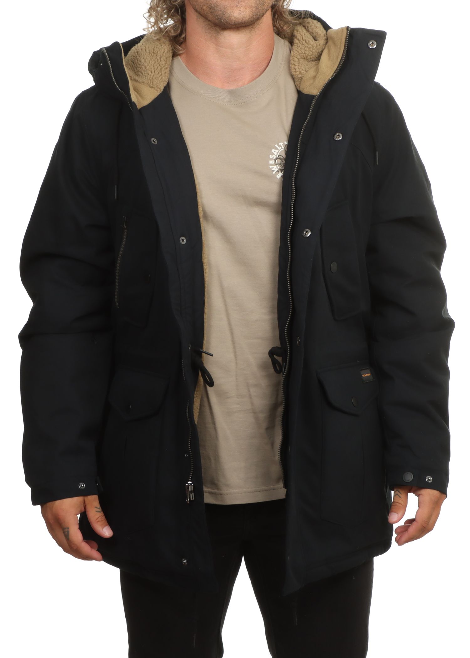 Volcom Starget 5K Parka Jacket Black