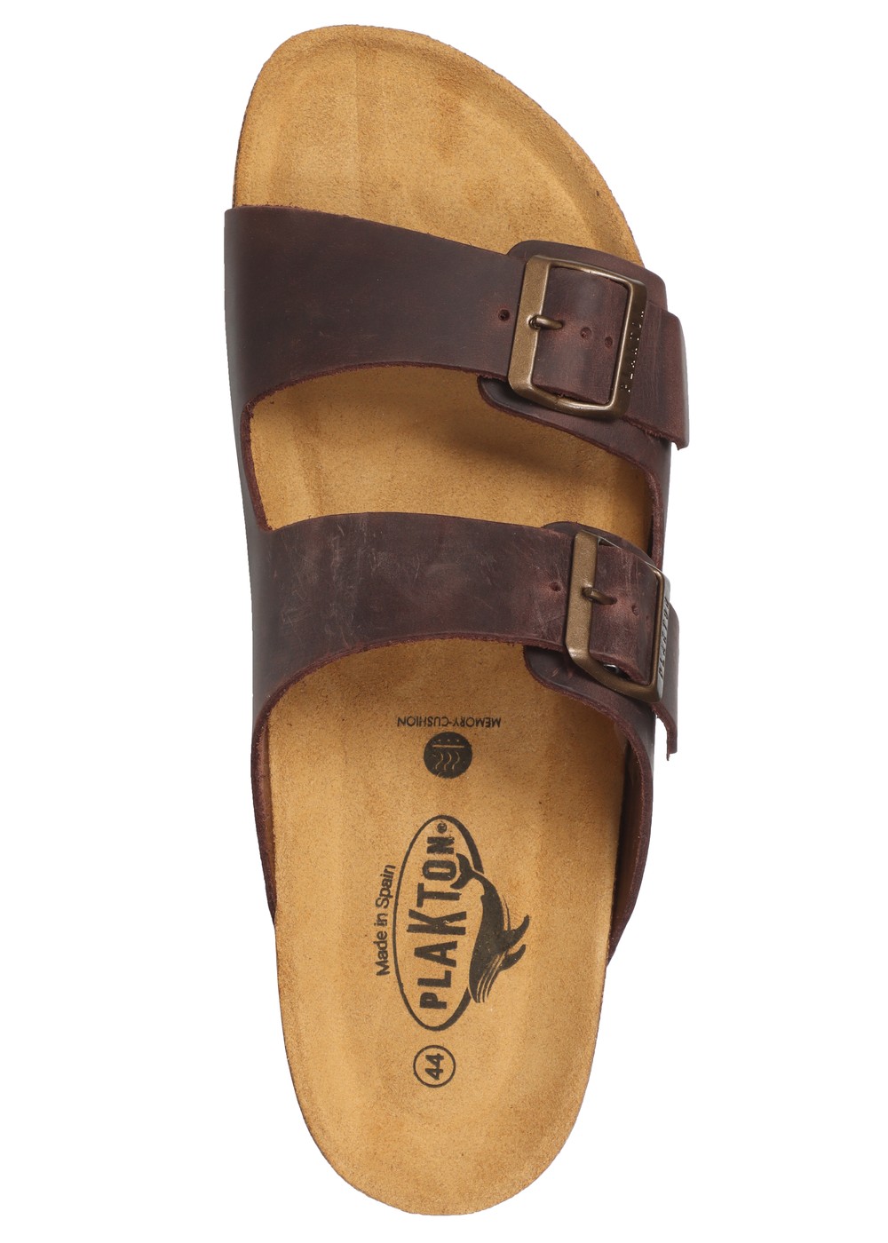 Plakton Barna Leather Sandals Brown
