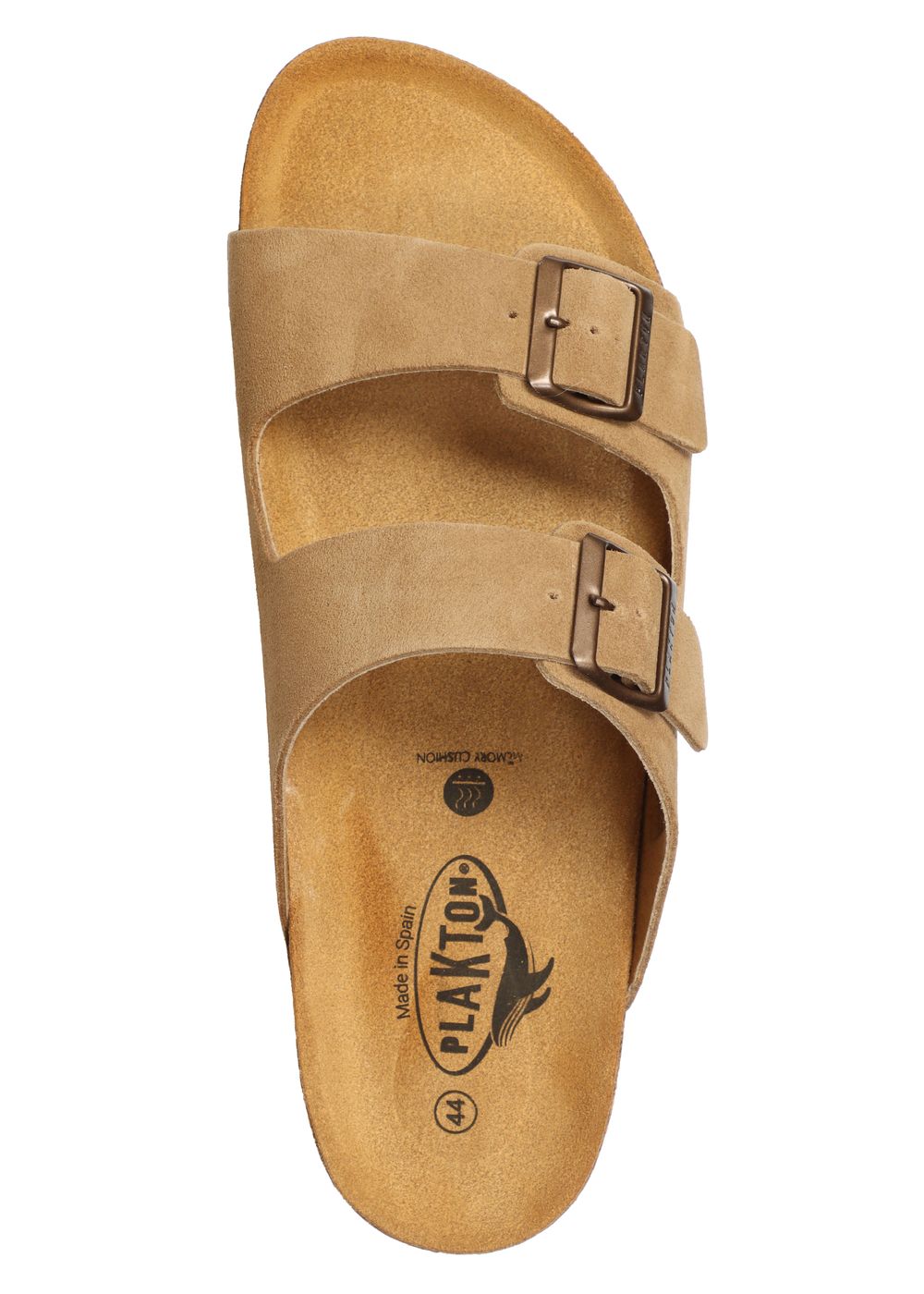 Plakton Barna Suede Sandals Tan