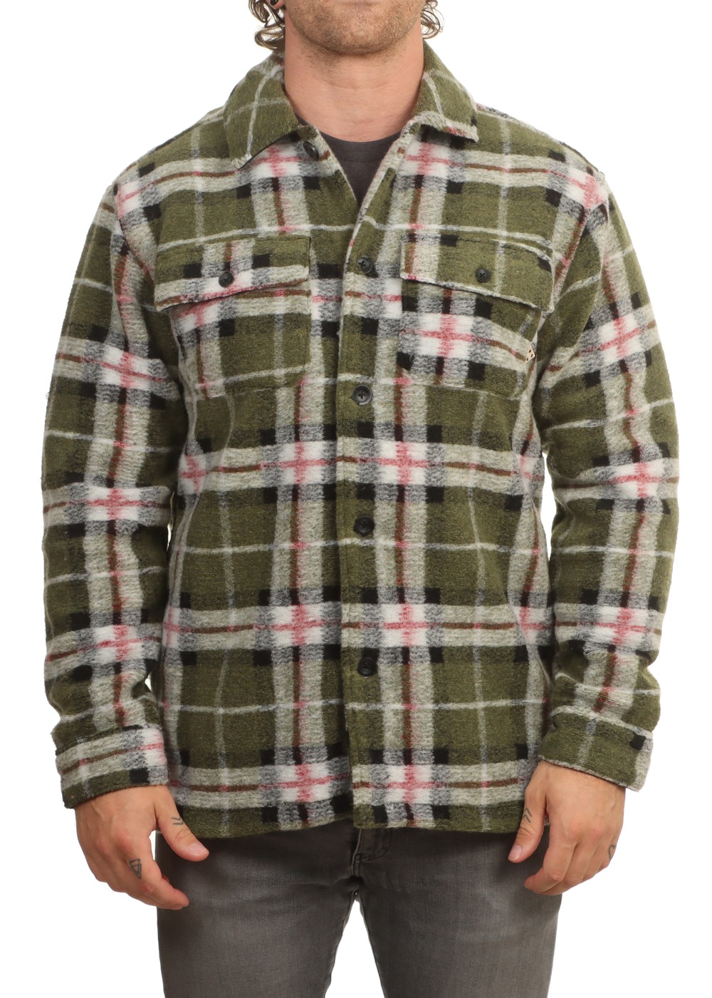 Protest Camden Shirt Hunter Green