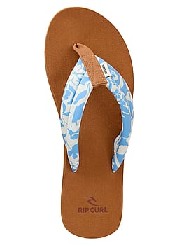 Ripcurl Freedom Plush Bloom Flip Flops Sky