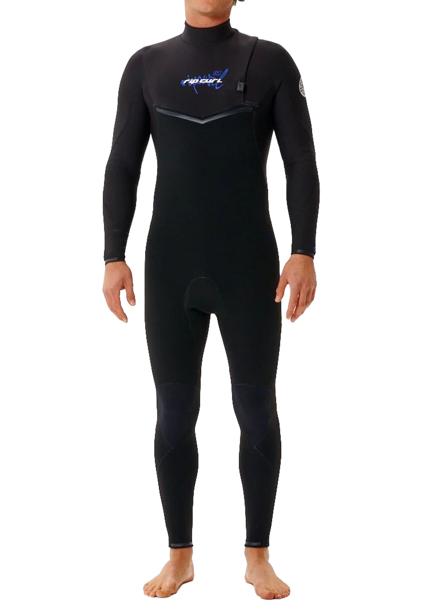 Ripcurl Ebomb 4/3 Zip Free Wetsuit Black/Blue