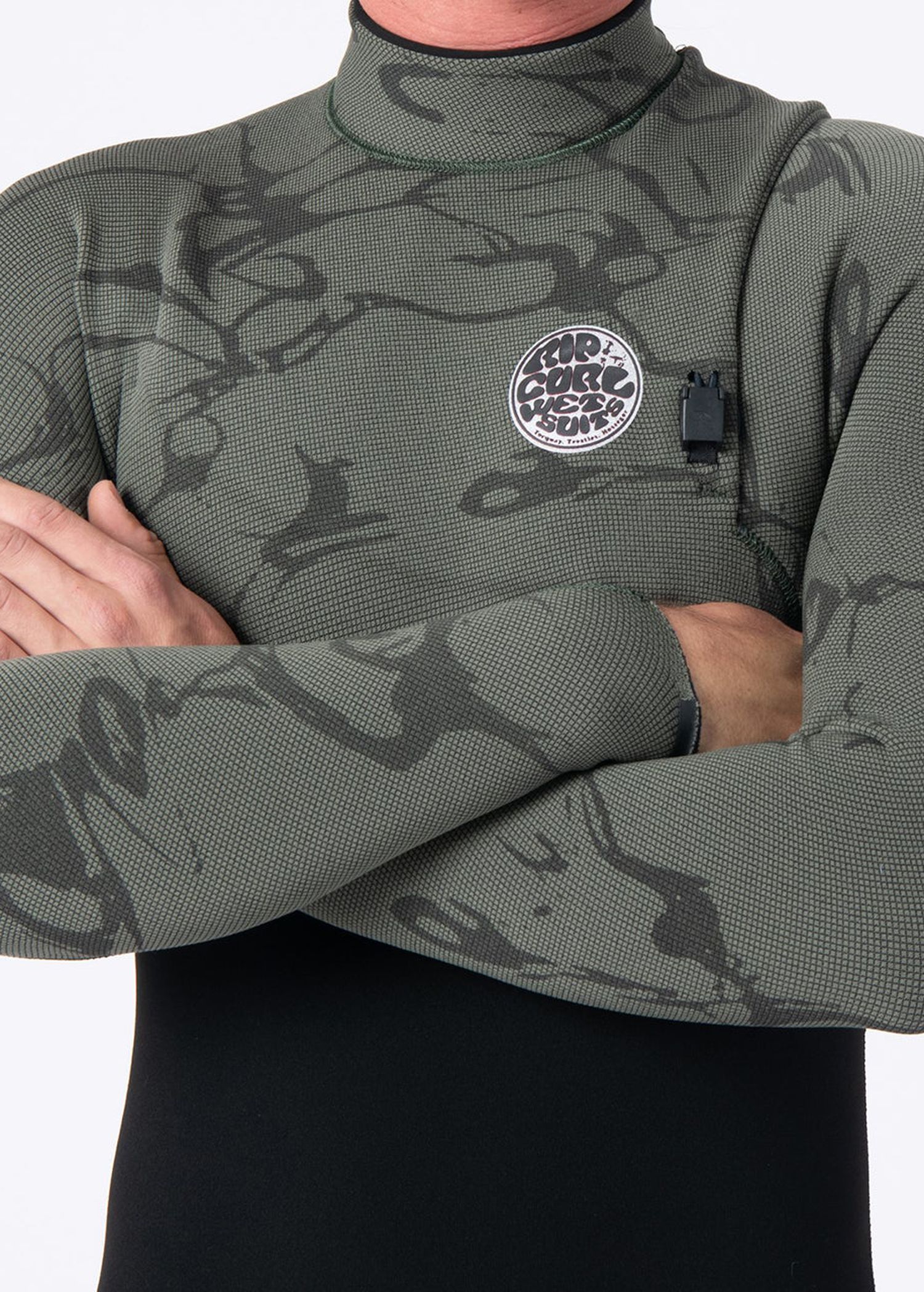Ripcurl Ebomb 3/2 Zip Free Wetsuit Deep Catcus