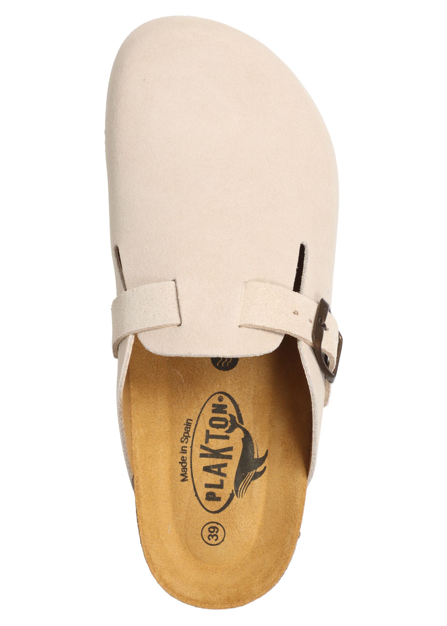 Plakton Blogg Suede Clogs Tobacco