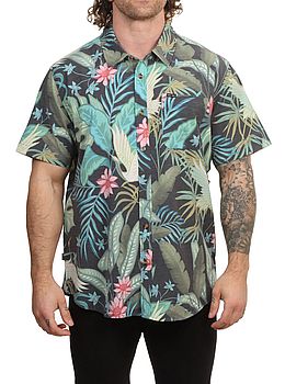 Dark Seas Terra Vista Woven Shirt Black