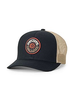 Ripcurl Custom Curve Trucker Cap Black Khaki
