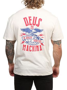 Deus Claw Some Whizz Tee Dirty White