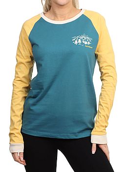 Passenger Riser Recycled Long Sleeve Blue Coral