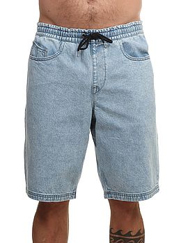 Volcom Freazy Denim EW Shorts Pale Aqua