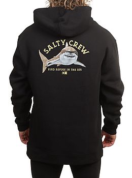 Salty Crew Lurking Hoodie Black