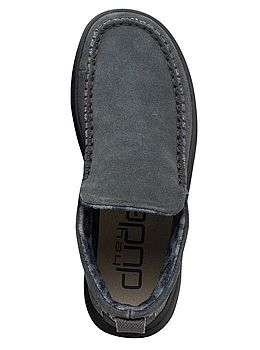 Hey Dude Denny Premium Suede Boots Carbon