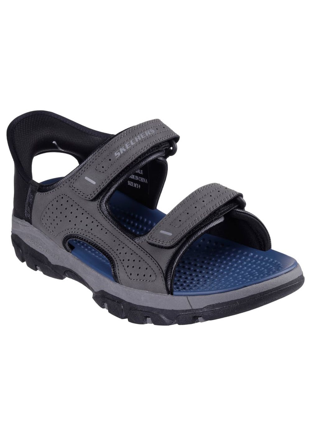 Skechers Tresmen Reece Sandals Charcoal