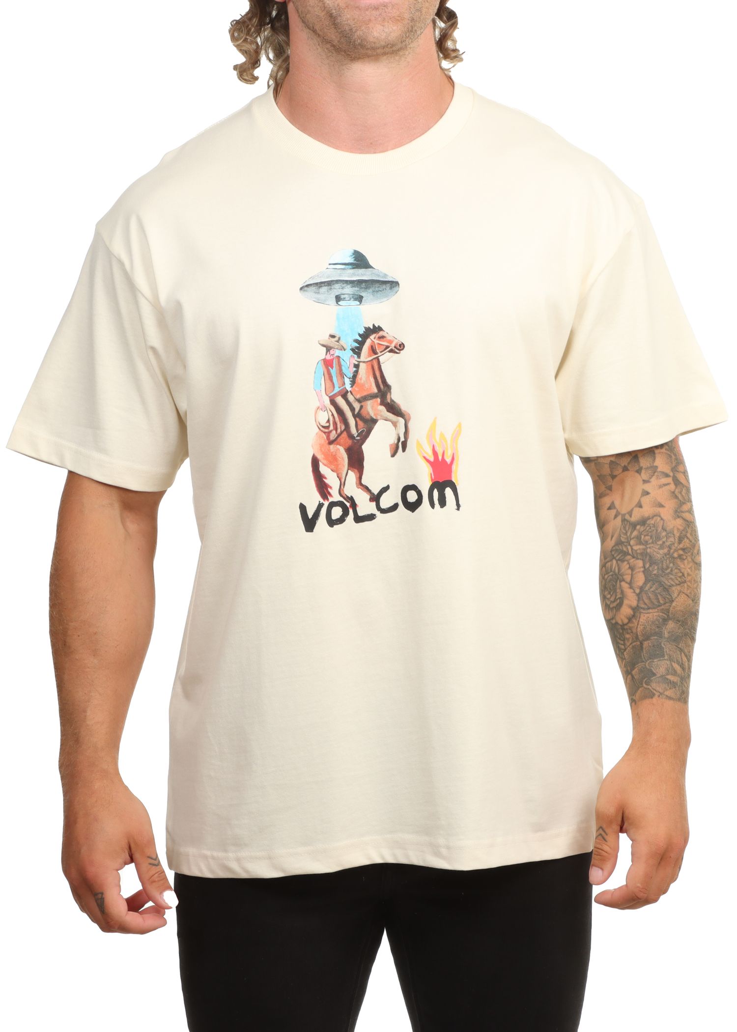 Volcom Mickey Mason 1 Tee Dirty White