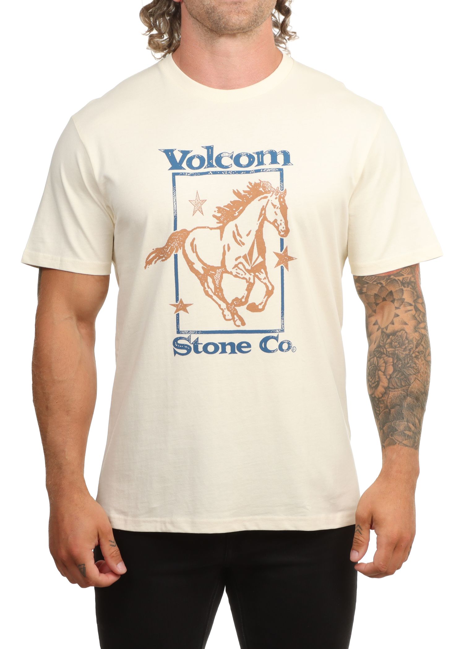 Volcom Giddyup Tee Dirty White
