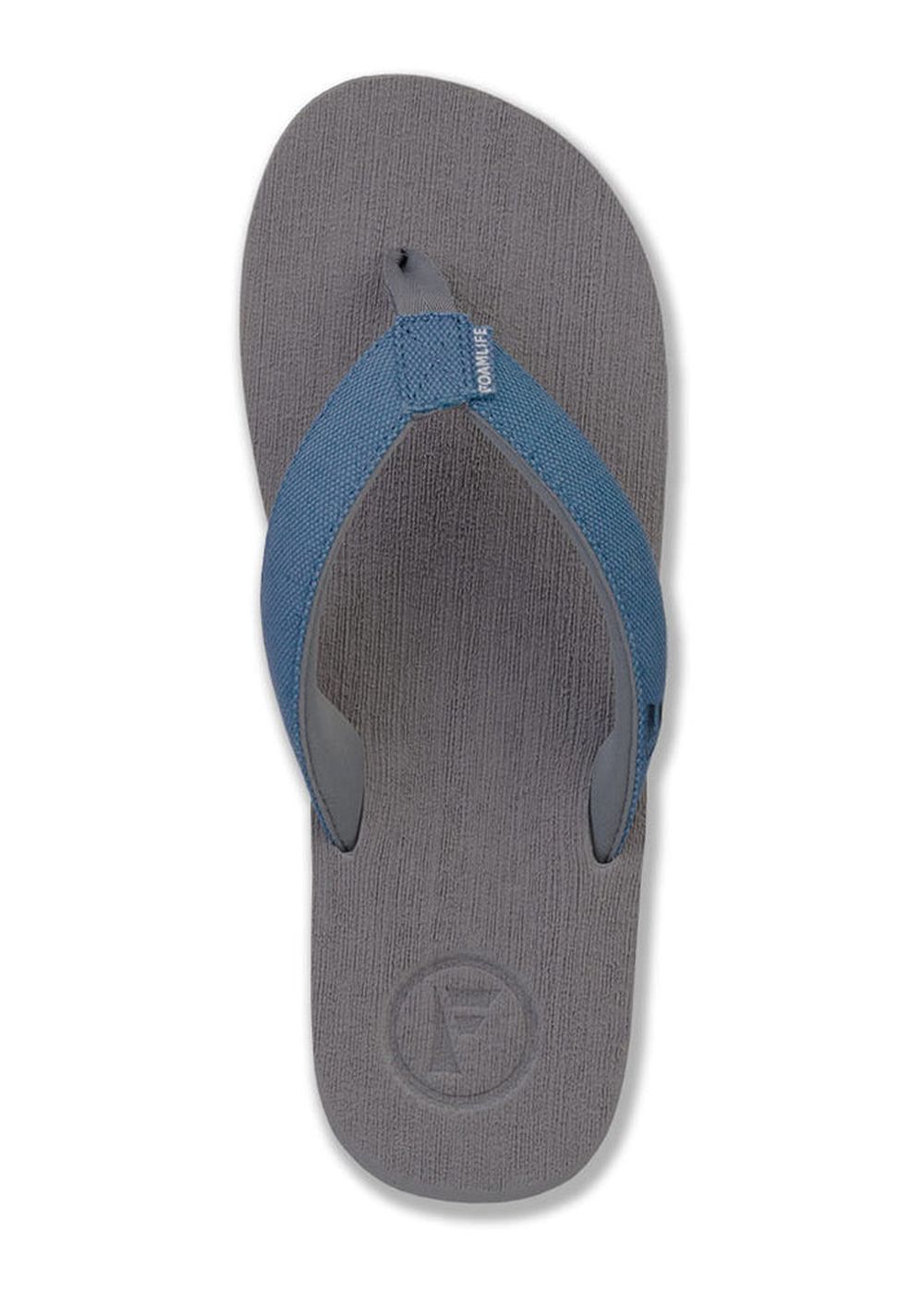 Foamlife Sully Flip Flops Stone Grey