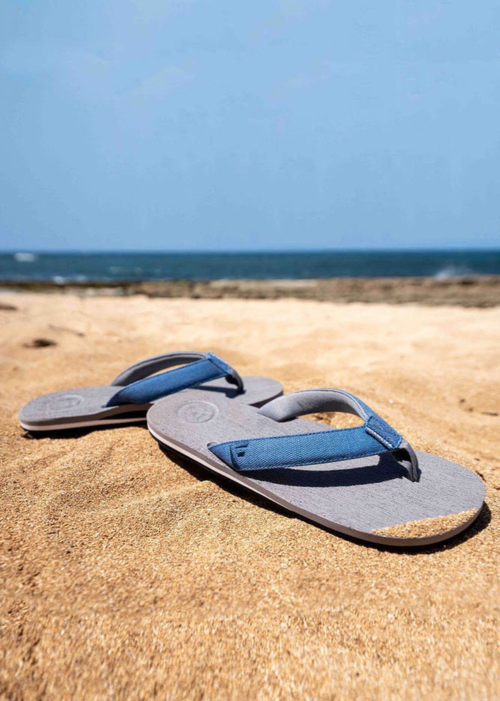 Foamlife Sully Flip Flops Stone Grey