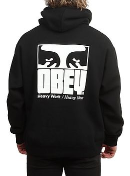 Obey Heavy Ideas Hoodie Black