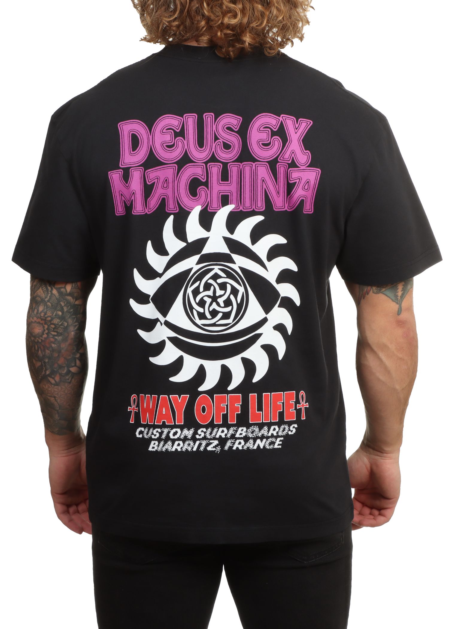 Deus Crank Tee Anthracite