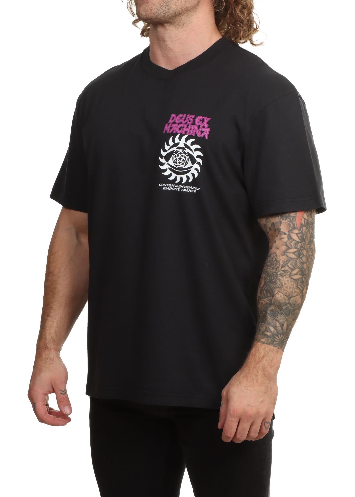 Deus Crank Tee Anthracite